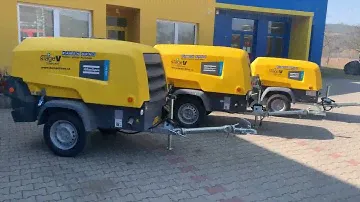 Kompresory Atlas Copco XAS 38-7, XAS 58-7, XAS 88-7 od Kámen Brno, spol. s r.o.