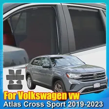 Для Volkswagen VW Atlas Cross Sport 2019-2023 Магнитный Солнцезащитный Козырек На Окно Автомобиля Переднее Лобовое Стекло Задняя Боковая Шторка Козырек