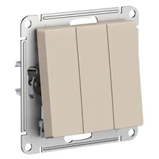 Выключатель трехклавишный ATN001231 Schneider Electric Atlas Design